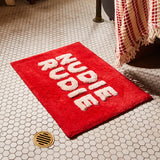 Sage x Clare | Tula Nudie Bath Mat Mini - Scarlet