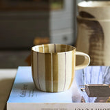 Cat's Pyjamas Mug - Olive Stripe
