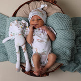 Snuggle Hunny | Short Sleeve Organic Bodysuit - Easter Bunnies
