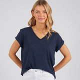 Foxwood | Manly Vee Tee - Navy