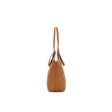 Black Caviar Designs | Solana 2pc Woven Tote - Tan