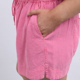 Elm | Bliss Washed Short - Chateau Rose