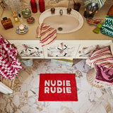 Sage x Clare | Tula Nudie Bath Mat Mini - Scarlet