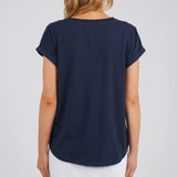 Foxwood | Manly Vee Tee - Navy