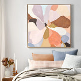 Blossom Serenade Canvas Art Print - 120x120cm