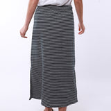 Elm | Travel Skirt - Navy/White Stripe