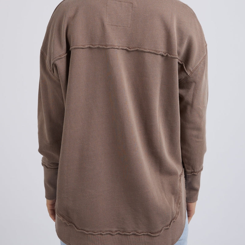 Foxwood | Simplified Crew - Chocolate Brown