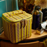 Sage x Clare | Acadia Cosmetic Case - Mustard