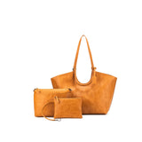 Cielo 3pc Handbag Tote - Tan