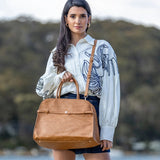Black Caviar Designs | Jodee 3pc Handbag Tote - Tan