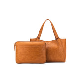 Sylvie Computer Crossbody Tote Bag - Tan