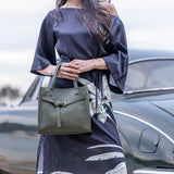 Black Caviar Designs | Kellye 3pc Handbag - Dark Olive
