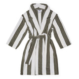 Hommey | Terry Robe - Matcha Stripes