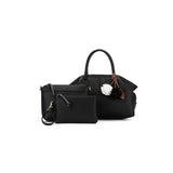 Camryn 3pc Bowler Bag - Black