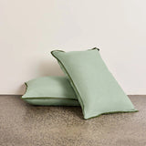 Hommey | Linen Pillowcase Pair - Spearmint