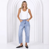 Monaco Jeans | Toni Barrel Jeans - Light Blue