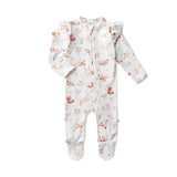 Snuggle Hunny | Organic Sleepsuit - Butterfly