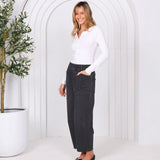 Monaco Jeans | Leo Barrel Jeans - Black Denim