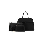 Black Caviar Designs | Jodee 3pc Handbag Tote - Black