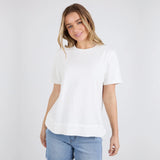 Foxwood | Farrah Short Sleeve Tee - White