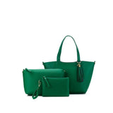 Black Caviar Designs | Liana 3pc Handbag Set - Green