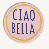 Pink Ciao Bella Plate