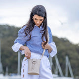 Black Caviar Designs | Lainey Phone Crossbody Bag - Oatmeal