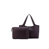 Sylvie Computer Crossbody Tote Bag - Aubergine