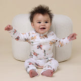 Organic Snugglesuit Convertible Romper - Diggers & Tractors