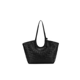 Black Caviar Designs | Solana 2pc Woven Tote - Black