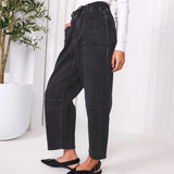 Monaco Jeans | Leo Barrel Jeans - Black Denim