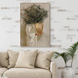 Olive Lady Canvas Print 80x120cm
