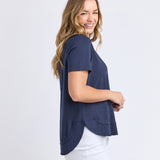 Foxwood | Farrah Short Sleeve Tee - Navy