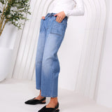 Monaco Jeans | Leo Barrel Jeans - Blue Denim