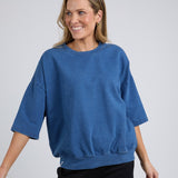 Elm | Mazie Sweat - Denim Look