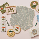 Ciao Bella Beaded Pouch - Nude