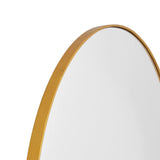 Bjorn Brass Arch Floor Mirror 80x180cm