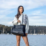 Black Caviar Designs | Jodee 3pc Handbag Tote - Black