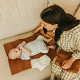 OiOi | Nappy Changing Pouch - Chestnut