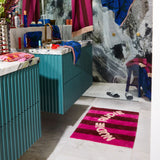 Sage x Clare | Zelia Nudie Bath Mat - Bougainvillea