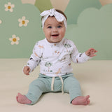 Snuggle Hunny | Long Sleeve Organic Bodysuit - Dog Park
