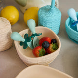 Annabel Trends | Silicone Rattan Dinner Set - Natural