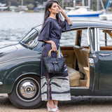 Clementine 2pc Handbag Tote - Black
