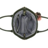 Camryn 3pc Bowler Bag - Dark Olive