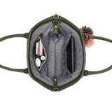 Camryn 3pc Bowler Bag - Dark Olive