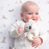 Living Textiles | Knitted/Silicone Ring Rattle - Koala
