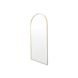 Bjorn Brass Arch Floor Mirror 80x180cm
