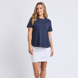 Foxwood | Farrah Short Sleeve Tee - Navy