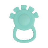 Annabel Trends | Silicone Hand Rattle - Aqua