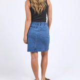 Foxwood | Rio Skirt - Mid Blue